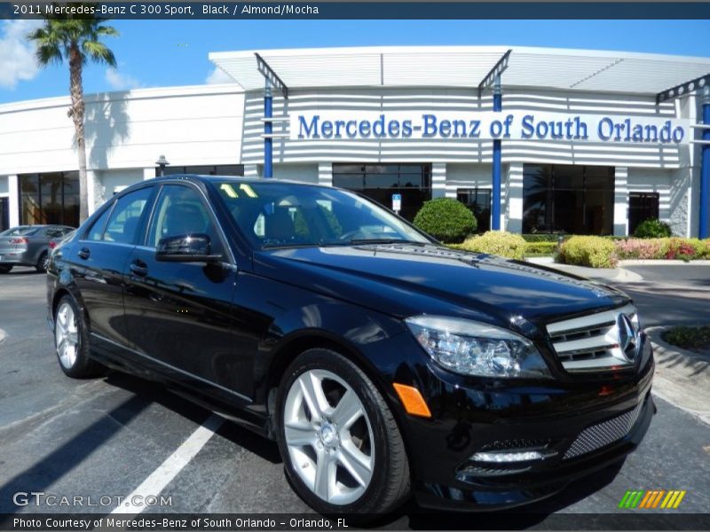 Black / Almond/Mocha 2011 Mercedes-Benz C 300 Sport