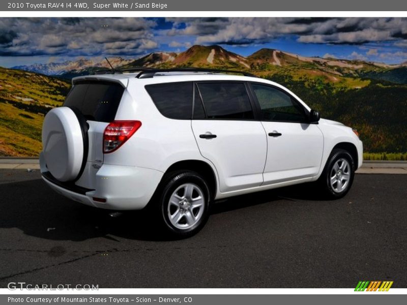 Super White / Sand Beige 2010 Toyota RAV4 I4 4WD