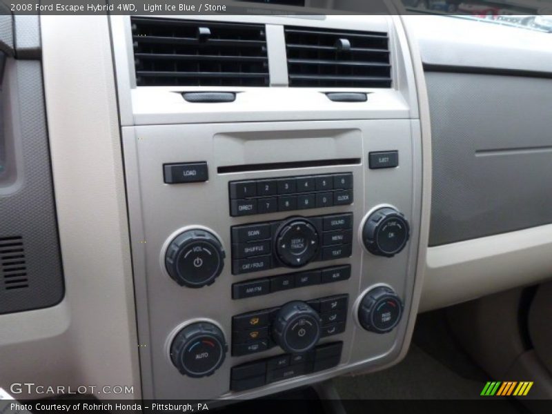Light Ice Blue / Stone 2008 Ford Escape Hybrid 4WD
