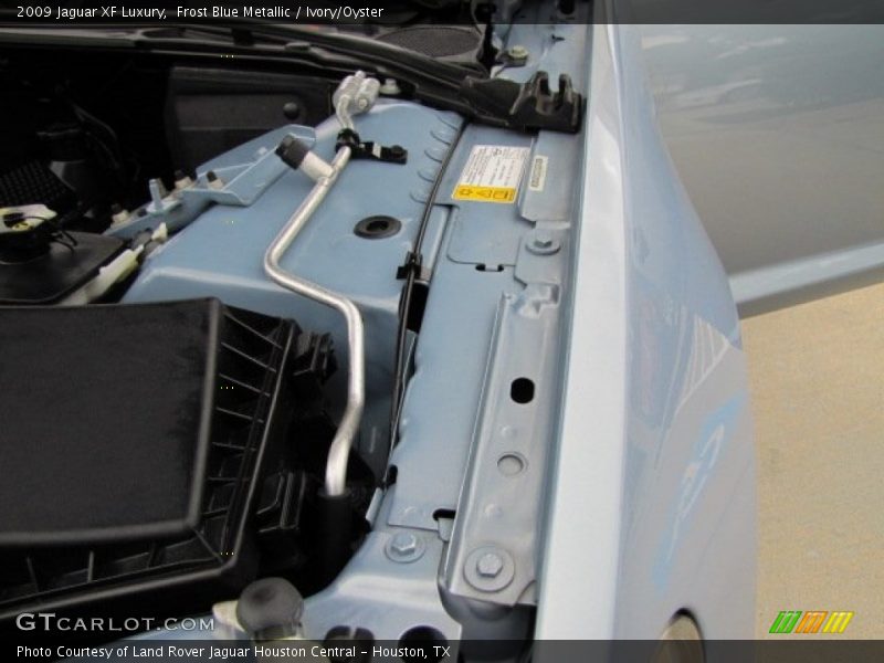 Frost Blue Metallic / Ivory/Oyster 2009 Jaguar XF Luxury