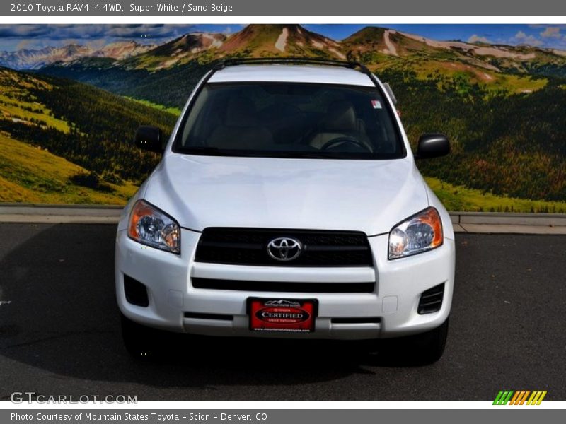 Super White / Sand Beige 2010 Toyota RAV4 I4 4WD