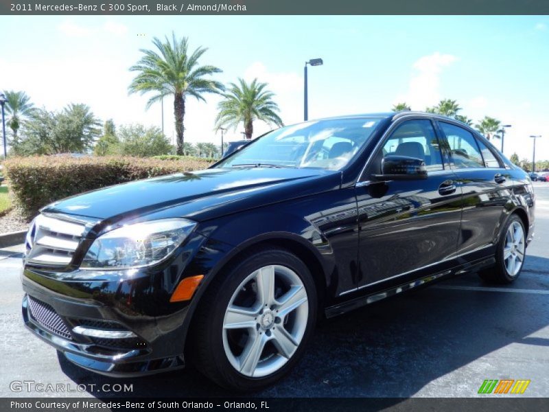 Black / Almond/Mocha 2011 Mercedes-Benz C 300 Sport