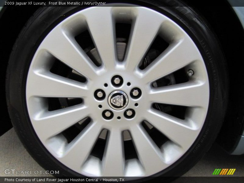 Frost Blue Metallic / Ivory/Oyster 2009 Jaguar XF Luxury