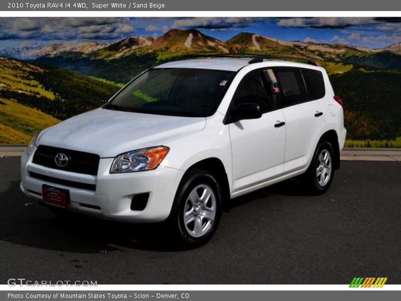 Super White / Sand Beige 2010 Toyota RAV4 I4 4WD