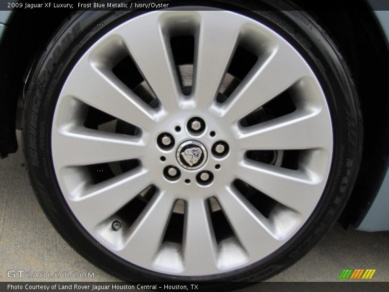 Frost Blue Metallic / Ivory/Oyster 2009 Jaguar XF Luxury
