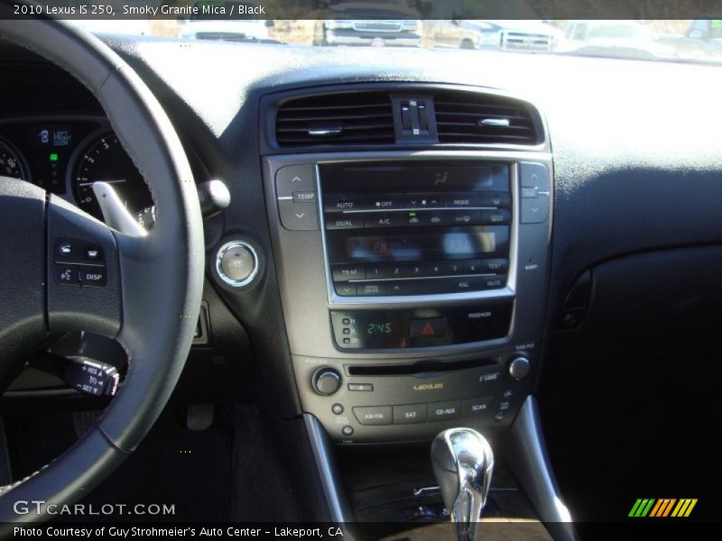 Smoky Granite Mica / Black 2010 Lexus IS 250