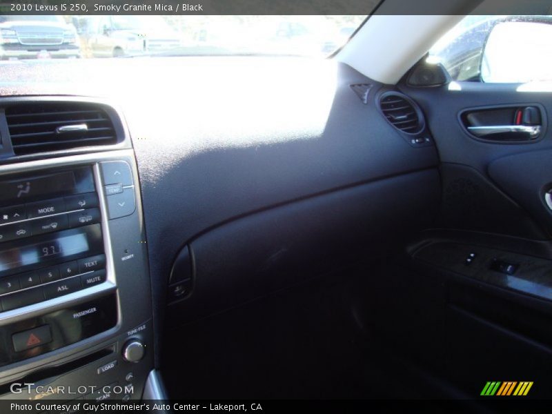 Smoky Granite Mica / Black 2010 Lexus IS 250