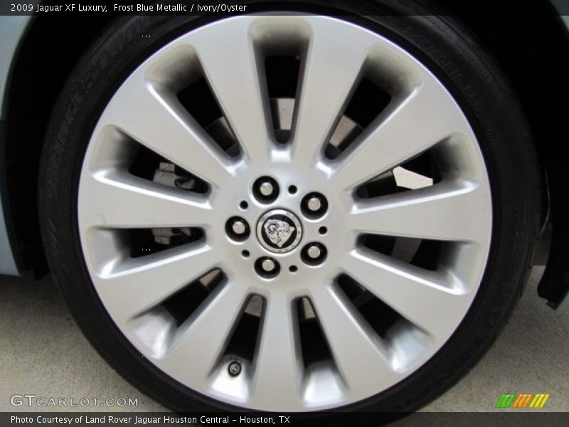 Frost Blue Metallic / Ivory/Oyster 2009 Jaguar XF Luxury