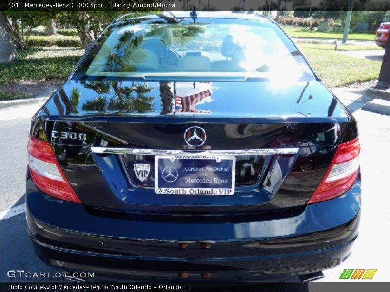 Black / Almond/Mocha 2011 Mercedes-Benz C 300 Sport