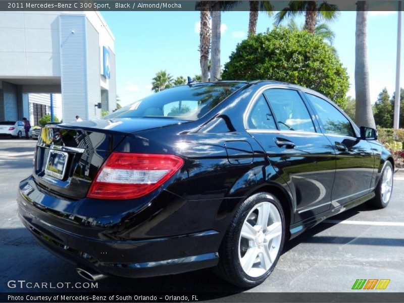Black / Almond/Mocha 2011 Mercedes-Benz C 300 Sport