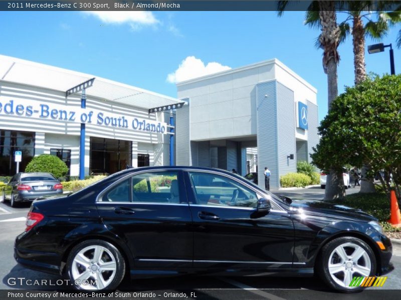 Black / Almond/Mocha 2011 Mercedes-Benz C 300 Sport