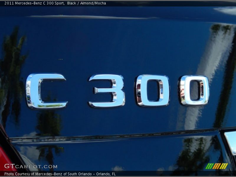 Black / Almond/Mocha 2011 Mercedes-Benz C 300 Sport
