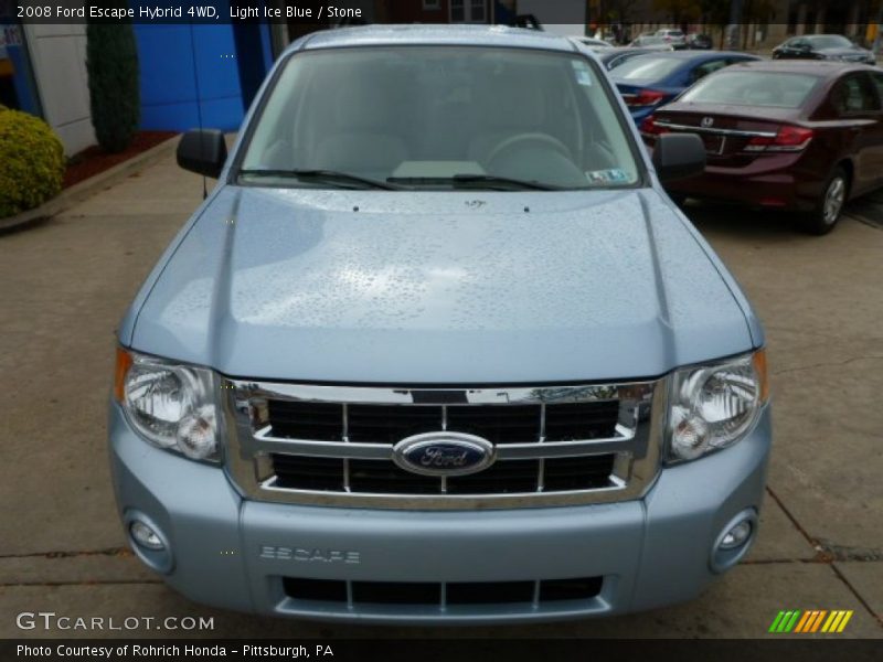 Light Ice Blue / Stone 2008 Ford Escape Hybrid 4WD