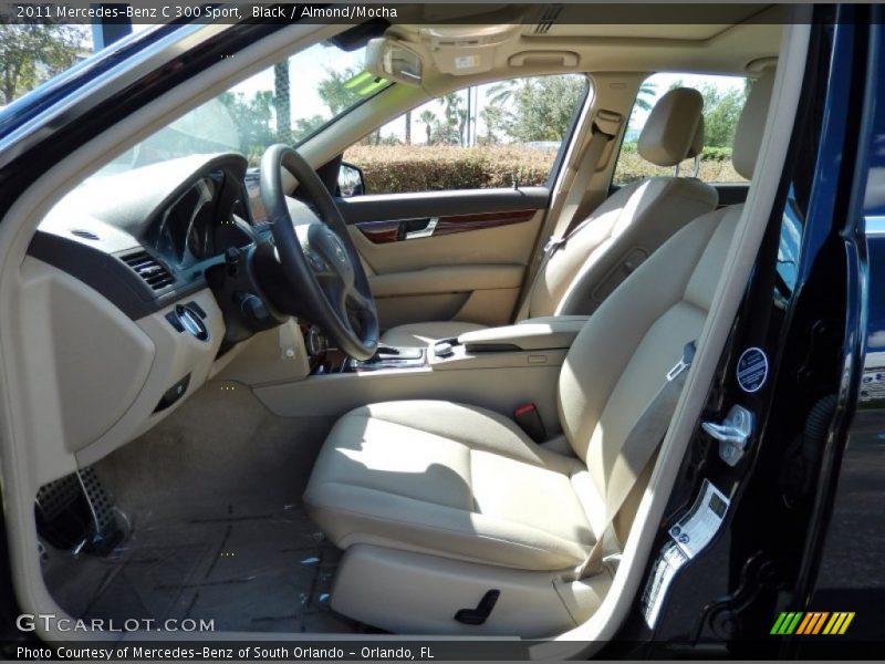 Black / Almond/Mocha 2011 Mercedes-Benz C 300 Sport