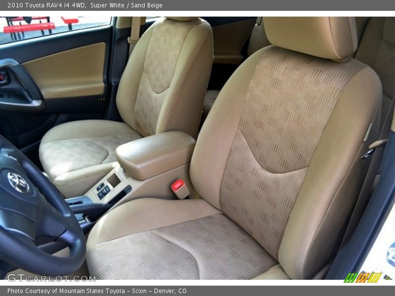 Super White / Sand Beige 2010 Toyota RAV4 I4 4WD