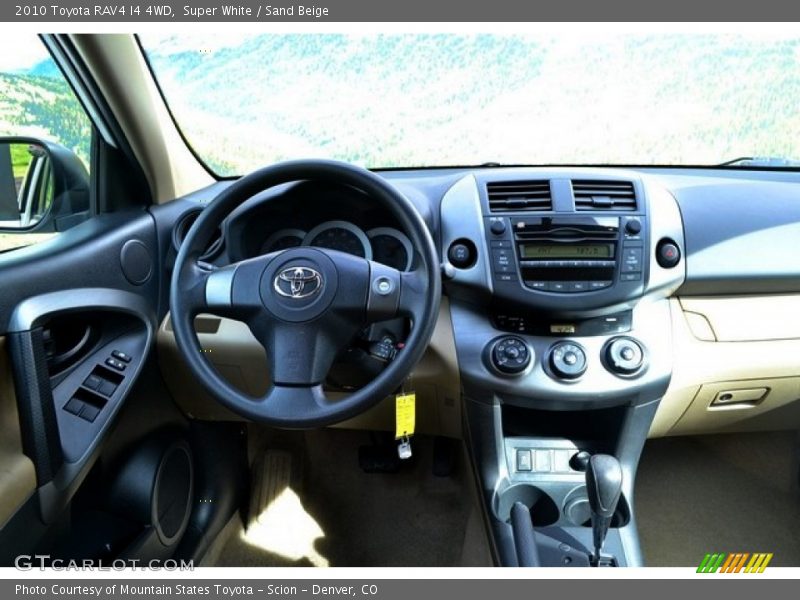 Super White / Sand Beige 2010 Toyota RAV4 I4 4WD