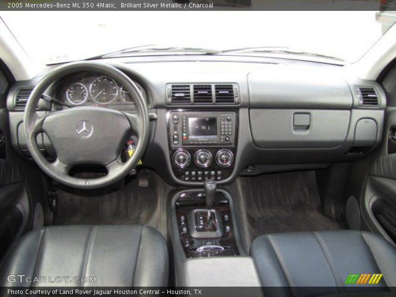 Brilliant Silver Metallic / Charcoal 2005 Mercedes-Benz ML 350 4Matic