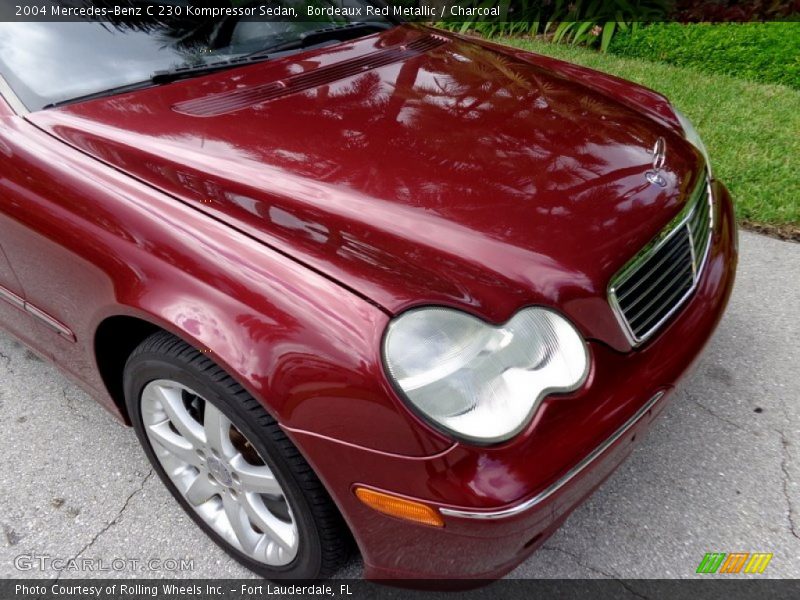 Bordeaux Red Metallic / Charcoal 2004 Mercedes-Benz C 230 Kompressor Sedan