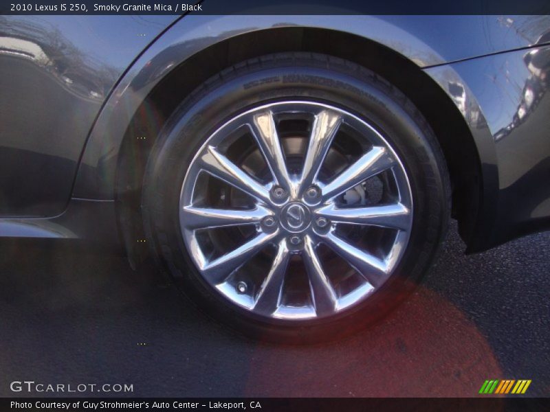Smoky Granite Mica / Black 2010 Lexus IS 250