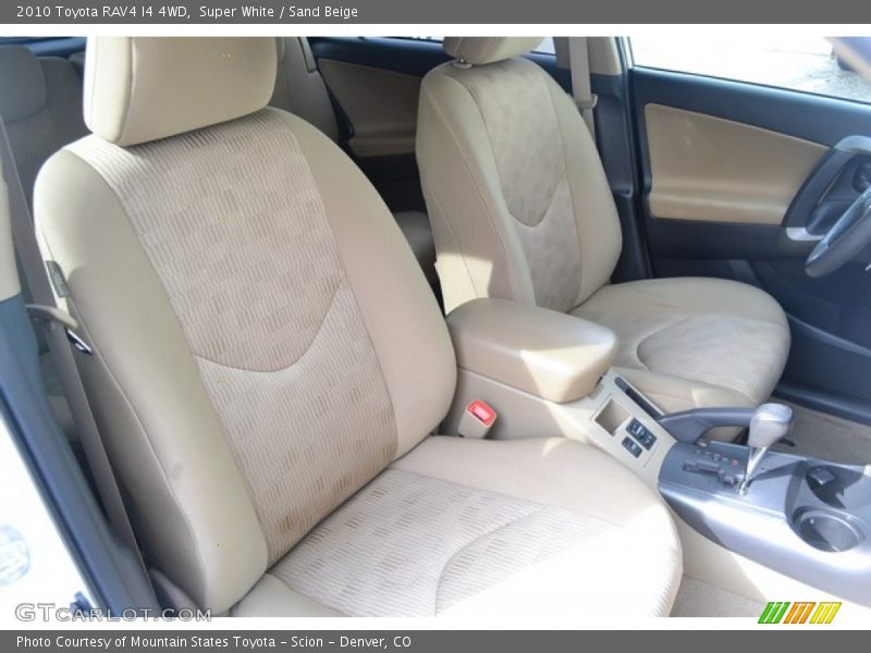 Super White / Sand Beige 2010 Toyota RAV4 I4 4WD