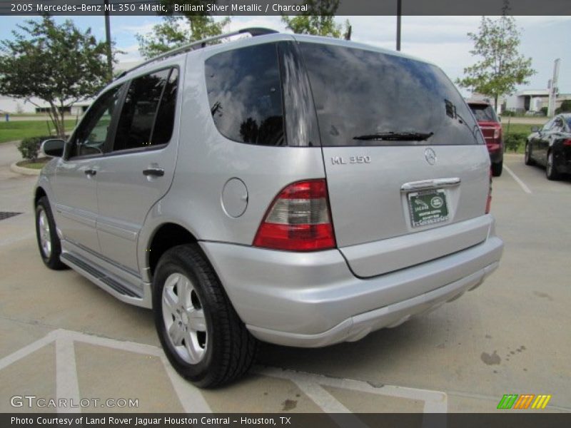 Brilliant Silver Metallic / Charcoal 2005 Mercedes-Benz ML 350 4Matic
