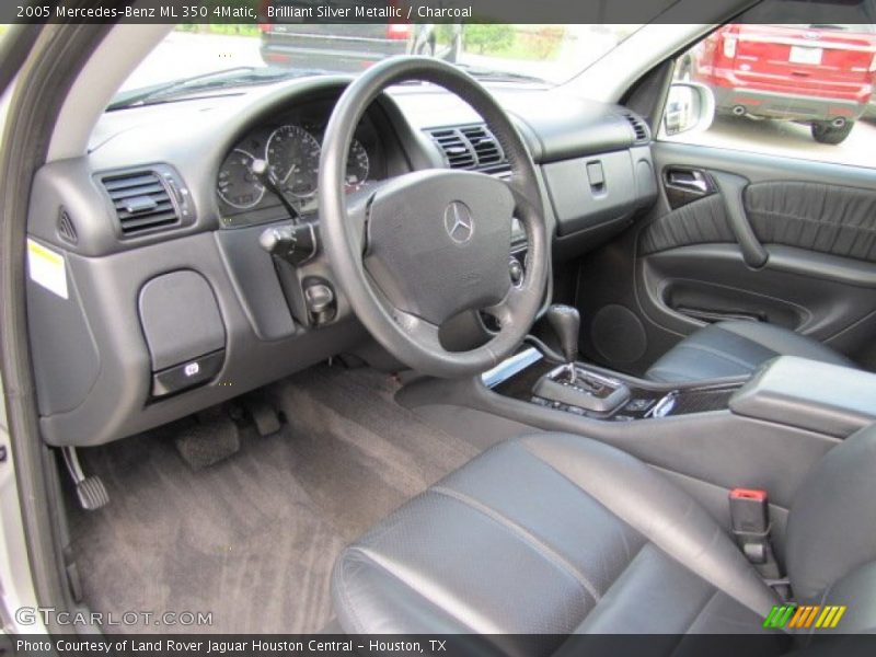 Brilliant Silver Metallic / Charcoal 2005 Mercedes-Benz ML 350 4Matic