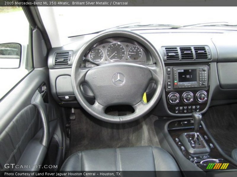 Brilliant Silver Metallic / Charcoal 2005 Mercedes-Benz ML 350 4Matic