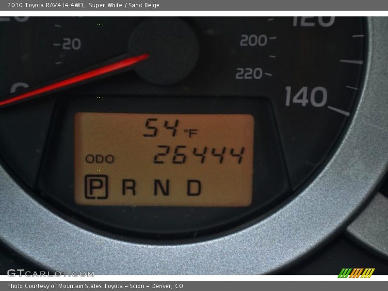 Super White / Sand Beige 2010 Toyota RAV4 I4 4WD