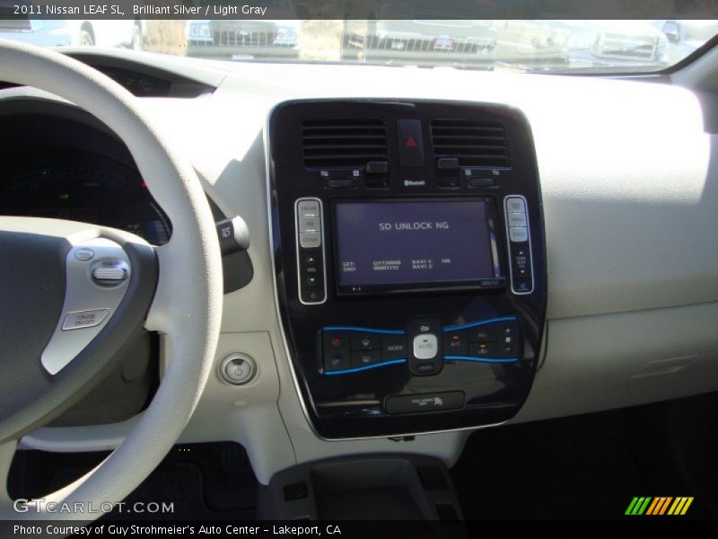 Brilliant Silver / Light Gray 2011 Nissan LEAF SL