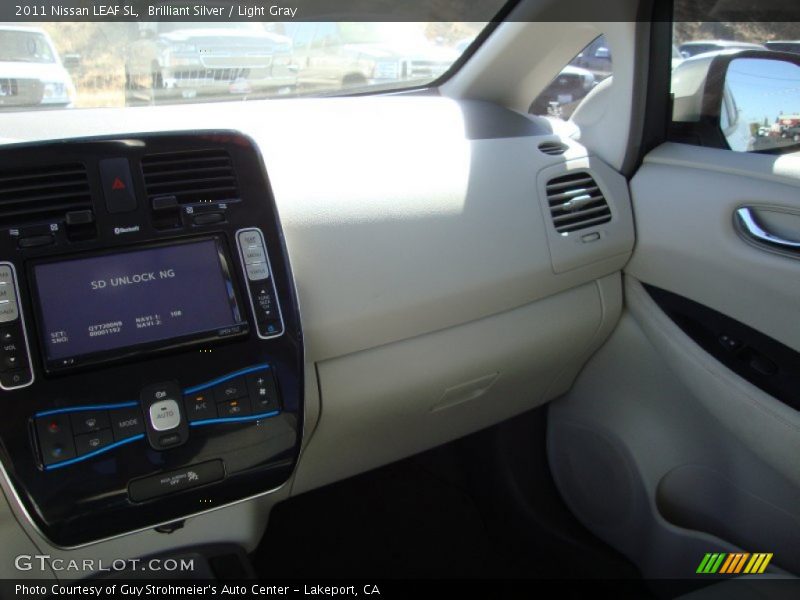 Brilliant Silver / Light Gray 2011 Nissan LEAF SL