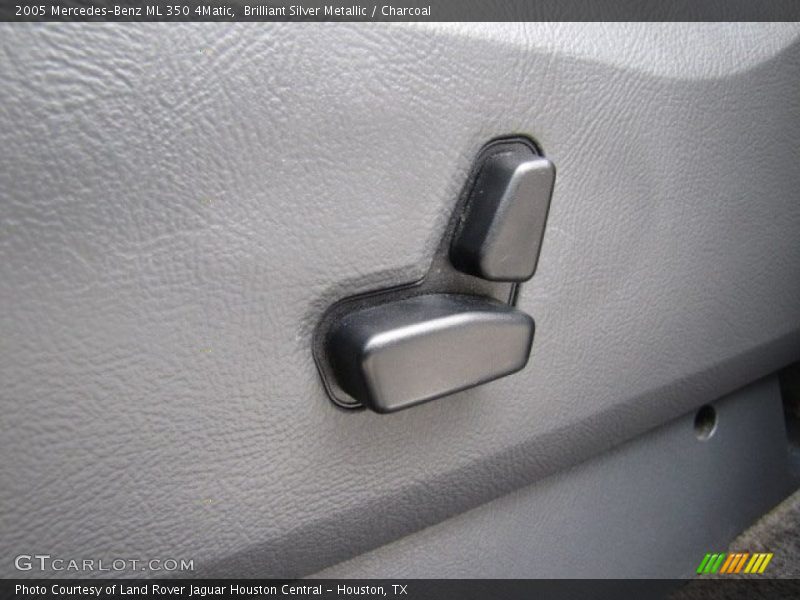 Brilliant Silver Metallic / Charcoal 2005 Mercedes-Benz ML 350 4Matic