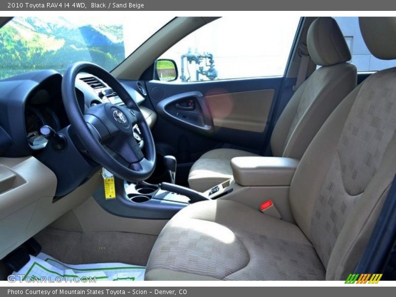 Black / Sand Beige 2010 Toyota RAV4 I4 4WD