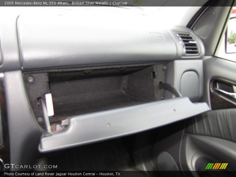 Brilliant Silver Metallic / Charcoal 2005 Mercedes-Benz ML 350 4Matic