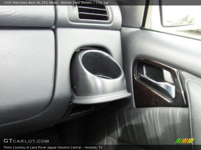 Brilliant Silver Metallic / Charcoal 2005 Mercedes-Benz ML 350 4Matic