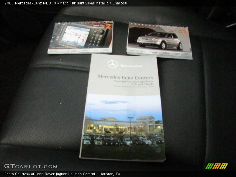 Brilliant Silver Metallic / Charcoal 2005 Mercedes-Benz ML 350 4Matic