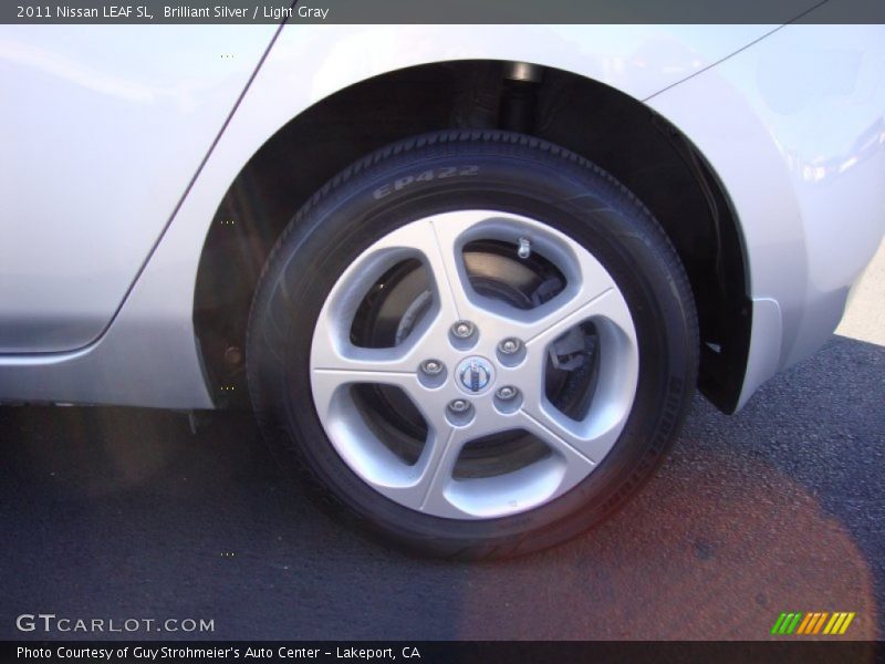 Brilliant Silver / Light Gray 2011 Nissan LEAF SL