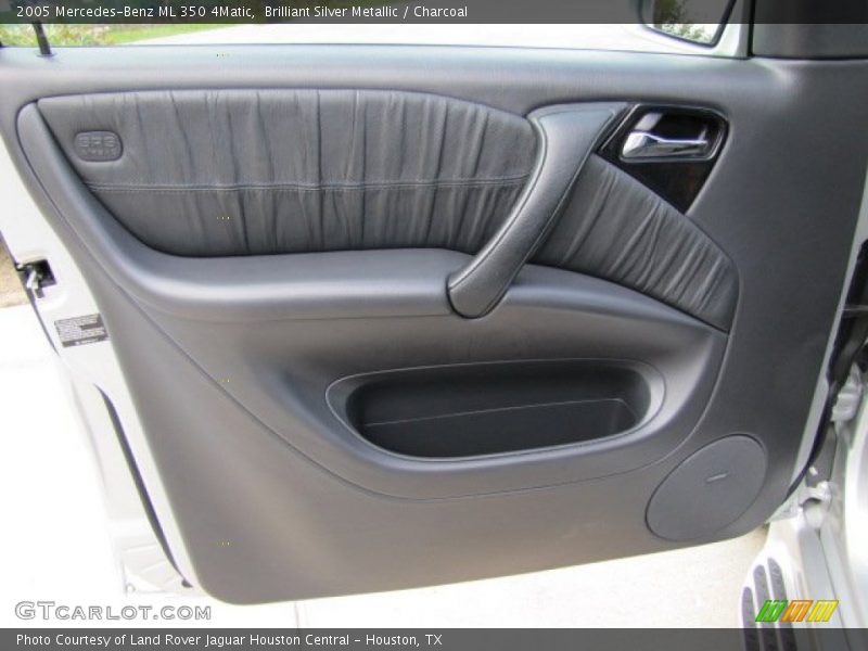 Brilliant Silver Metallic / Charcoal 2005 Mercedes-Benz ML 350 4Matic