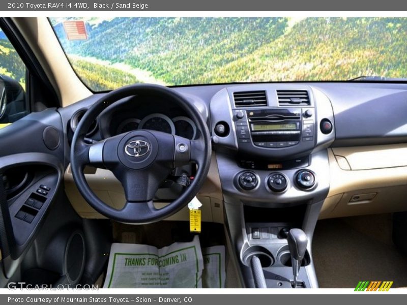 Black / Sand Beige 2010 Toyota RAV4 I4 4WD