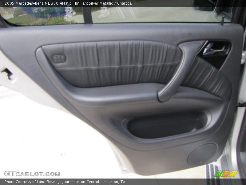 Brilliant Silver Metallic / Charcoal 2005 Mercedes-Benz ML 350 4Matic