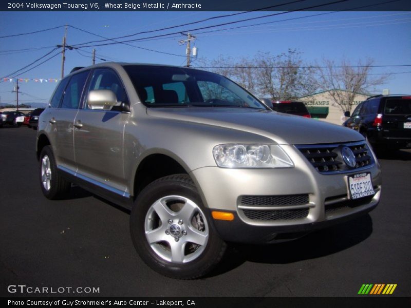 Wheat Beige Metallic / Anthracite 2004 Volkswagen Touareg V6