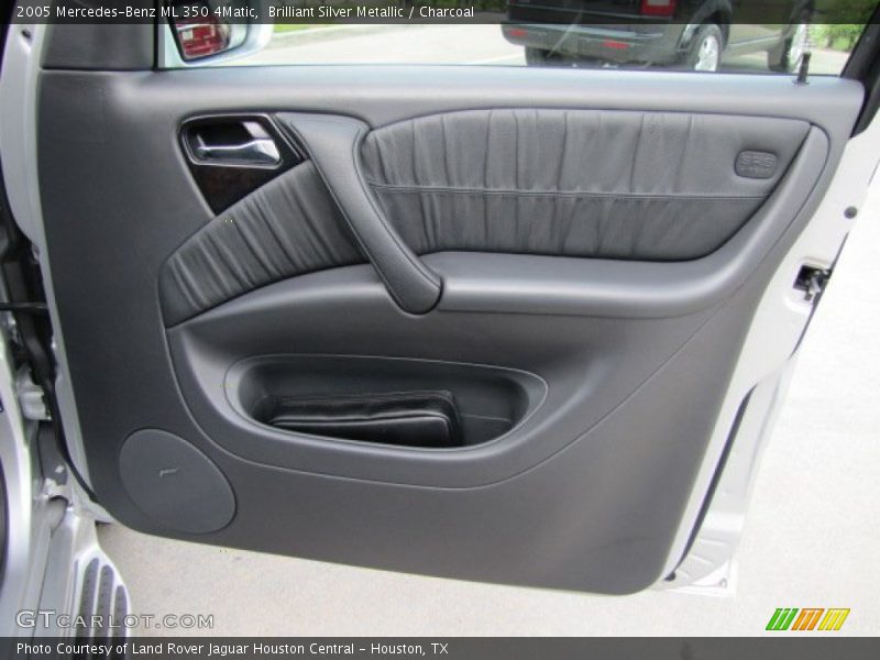 Brilliant Silver Metallic / Charcoal 2005 Mercedes-Benz ML 350 4Matic