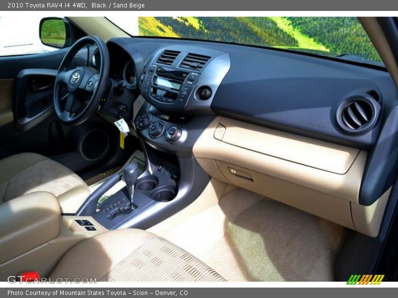 Black / Sand Beige 2010 Toyota RAV4 I4 4WD