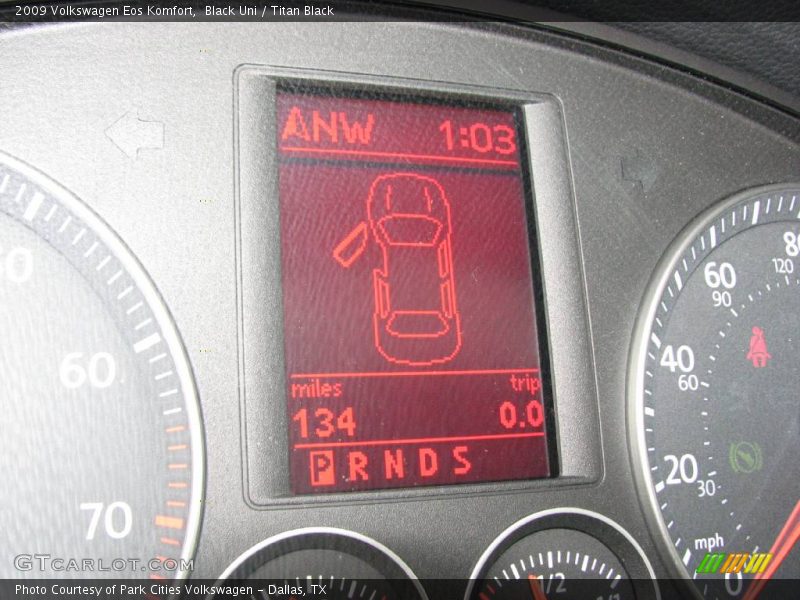 Black Uni / Titan Black 2009 Volkswagen Eos Komfort