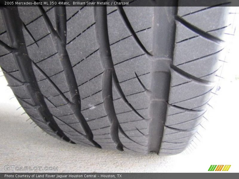 Brilliant Silver Metallic / Charcoal 2005 Mercedes-Benz ML 350 4Matic
