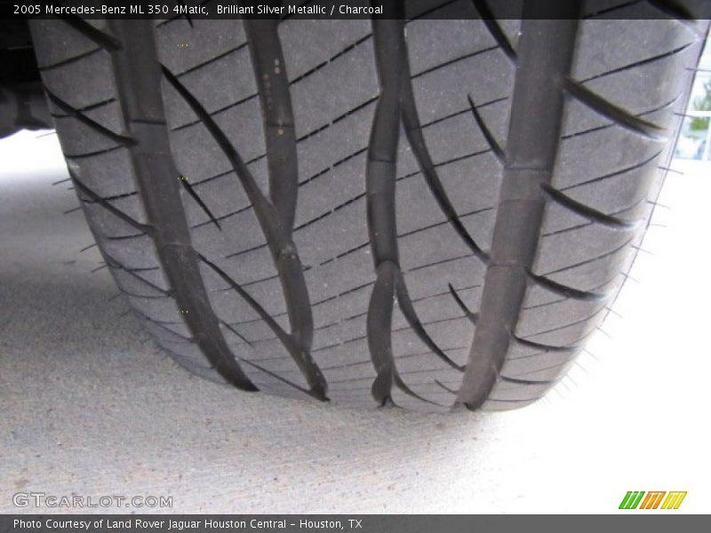 Brilliant Silver Metallic / Charcoal 2005 Mercedes-Benz ML 350 4Matic