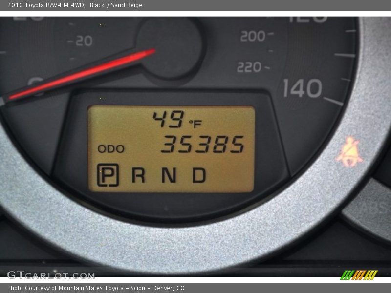 Black / Sand Beige 2010 Toyota RAV4 I4 4WD