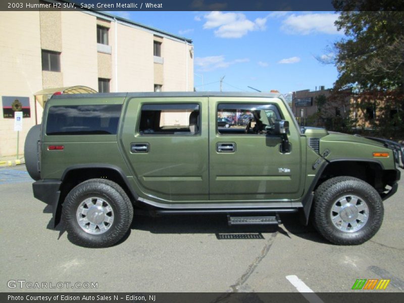  2003 H2 SUV Sage Green Metallic