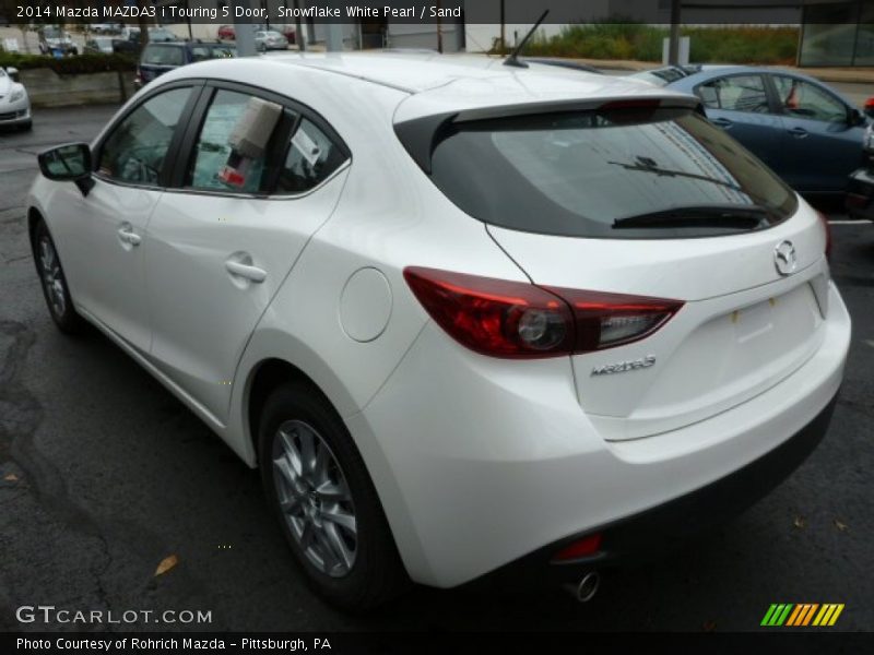 Snowflake White Pearl / Sand 2014 Mazda MAZDA3 i Touring 5 Door