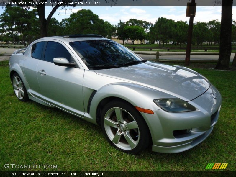 Sunlight Silver Metallic / Black 2004 Mazda RX-8 Sport