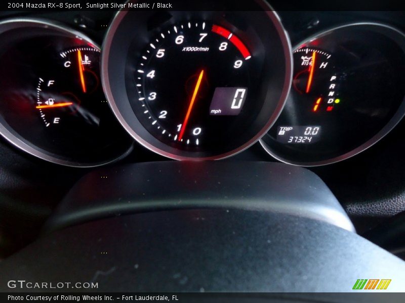 Sunlight Silver Metallic / Black 2004 Mazda RX-8 Sport